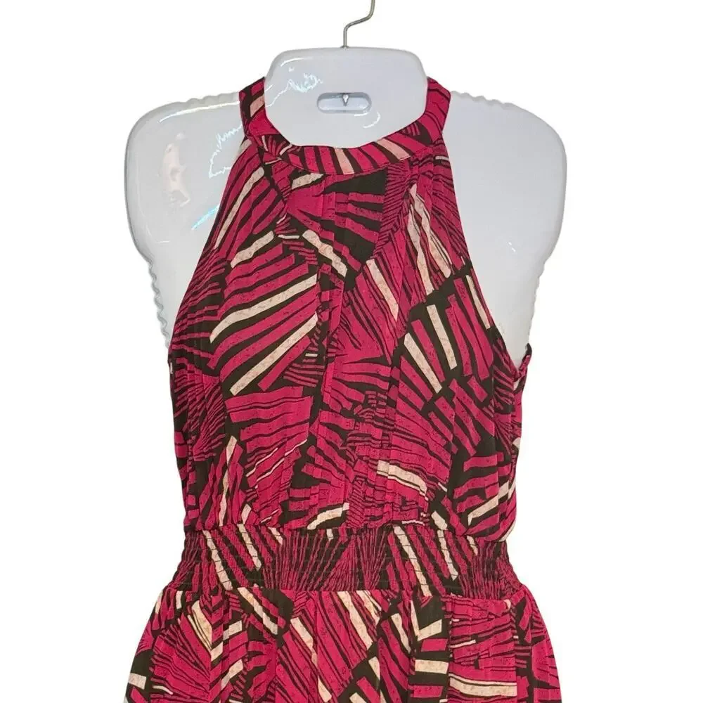 MAEVE Anthropologie Kelli Halter Tropical Geometric Maxi‎ Dress Women's Sz XS - Picture 3 of 14